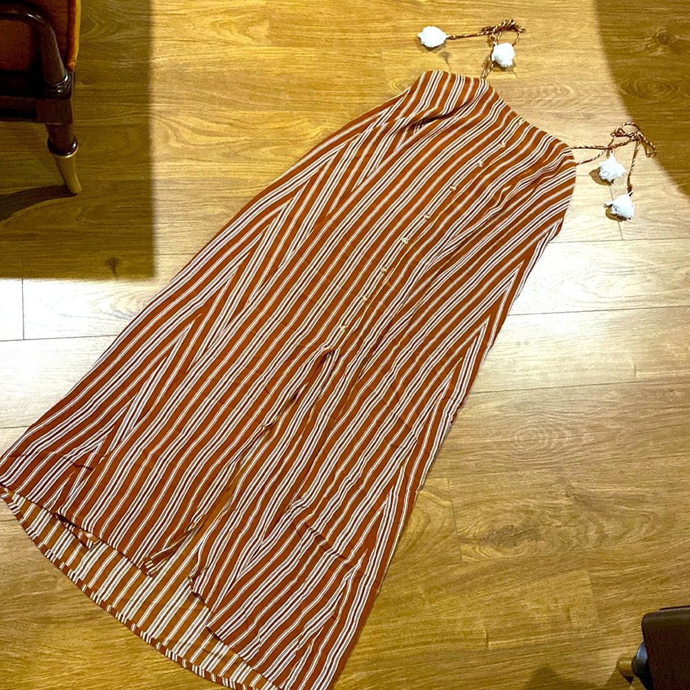 Anthropologie Midi summer dress with tassels